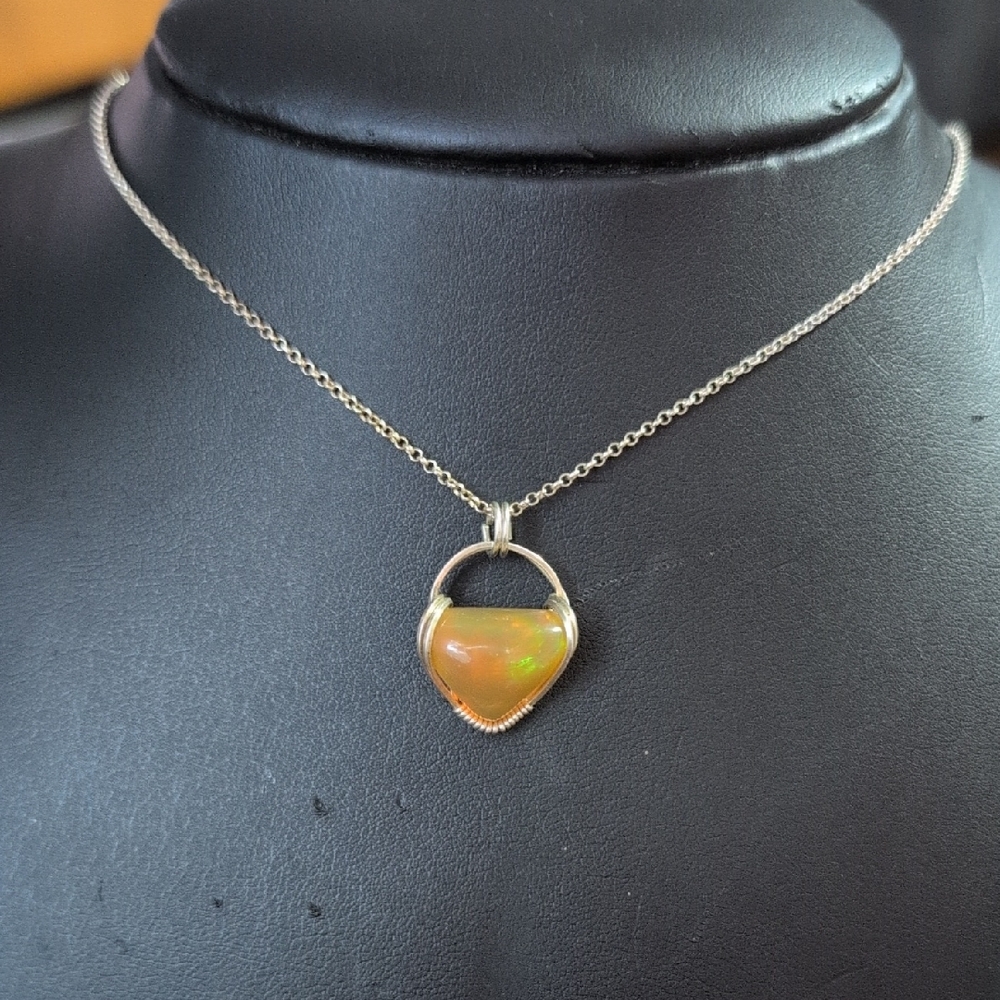 Handcrafted Opal Necklace